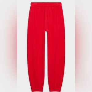 Aritzia Mega Jogger Flashing Red